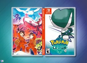 Pokémon Spada/Scudo La Corona Tundra Copertina Art Sostituzione per Nintendo Switch - Foto 1 di 2
