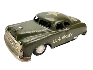 Vintage U.S. Army Staff Car Friction S-654 Japan Tin Litho ♤ - Picture 1 of 7