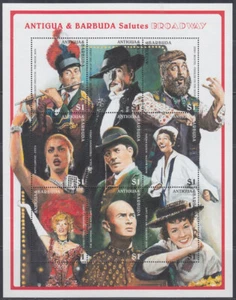 ANTIGUA Y BARBUDA Sc# 2037a-i SALUDO a BROADWAY con 9 PROGRAMAS DIFERENTES - Imagen 1 de 1