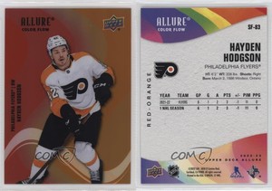 2022-23 Upper Deck Allure Color Flow Red Orange Hayden Hodgson #SF-83 Rookie RC