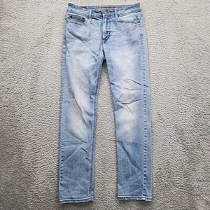 American Eagle Jeans Mens 30x30 Blue Denim Dark Extreme Flex Slim Straight - Picture 1 of 14