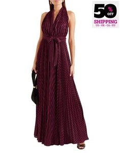 RRP €1009 PHILOSOPHY DI LORENZO SERAFINI Maxi A-Line Dress US4 UK8 IT40 S Lame - Picture 1 of 7