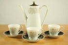Kaffeekanne mit 3 Tassen Sch&#246;nwald Form 511 Porzellan Service L&#246;ffelhardt 50er
