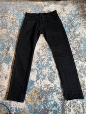 Oni 622ZR-BK Secret Black 20oz Selvedge Denim Relaxed Taperd