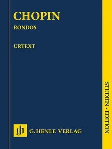 Study Score Chopin Rondos for Piano Solo Classical Music Henle Urtext 7x10 Book - Picture 1 of 1