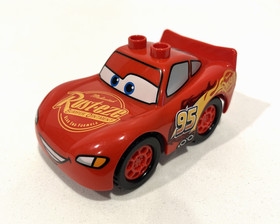 LEGO DUPLO DISNEY PIXAR CARS LIGHTNING MCQUEEN FIGURE FROM PISTON CUP RACE 10857