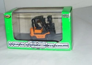 Toy Zone Mini Machines Pro Lift 2000 Orange Fork Lift 2" in Box NEW Diecast - Picture 1 of 4