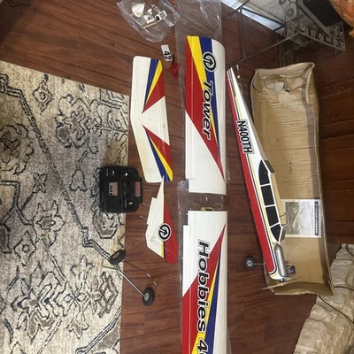 Vintage Ready To Fly NOS TOWER HOBBIES 40 Nitro Trainer 72.630 Mhz RTF - Image 1 of 4