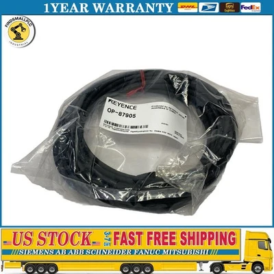 Keyence OP-87905 Laser Sensor Head Cable 10m  US Free TAX - Image 1 of 4