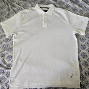 Polo de golf Nautica, color malvavisco, talla G/L - Imagen 1 de 13