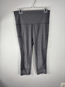 AFTCO Women’s Rubik Capri Leggings Charcoal Gray Sz Large Running Hiking - Picture 1 of 10