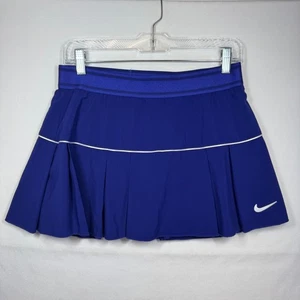 Nike Dri-FIT Tennis Skirt Women's Blue Athletic Golf Activewear Sz Large - Picture 1 of 9