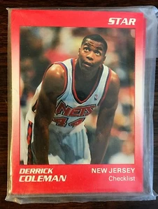 Star Company 1991 Derrick Coleman-Nj Nets edición limitada conjunto F6017423 - Imagen 1 de 7