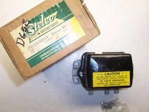Recon Delco Voltage Regulator - 1962 Pontiac all exc. 45 amp - 1119611, D658 - Bild 1 von 2