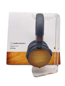 Audio-Technica Hi-Res Over Ear Headphone ATH-WP900 Sealed Type Wood Housing Used - Picture 1 of 5