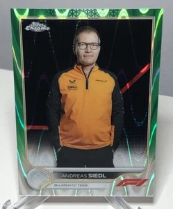 2022 Topps Chrome Formula 1 Andreas Seidl Green RayWave/99 - Picture 1 of 2