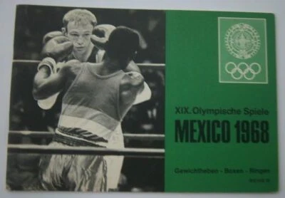 Orig.Sticker Album / Guide  Olympic Games MEXICO 1968  -  Edt.D  4/6  !!  RARITY - Image 1 of 3