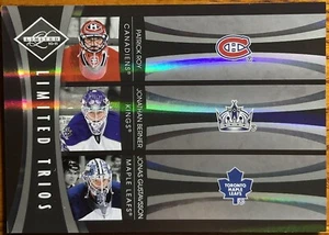 2010-11 Limited Trios SILVER RARE P. Roy/J. Bernier/J. Gustavsson #RBG #’d 19/25 - Picture 1 of 3
