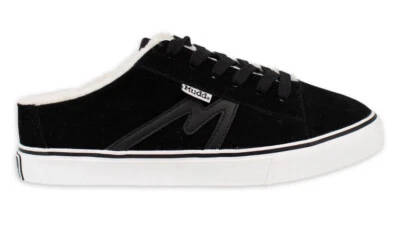 Zapatillas Mule MUDD para Mujer Talla 9 ELISE Forro Negro con Vellón Nuevas Foto 1 de 4