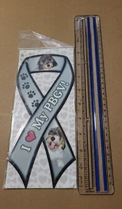 I LOVE MY PBGV! car or truck magnet L 9.25" × W 3.85" - Picture 1 of 2