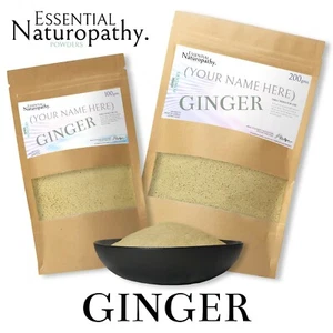 GINGER ROOT POWDER 100% Certified Organic (Zingiber officinale) PREMIUM QUALITY - Picture 1 of 1