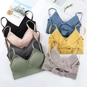 Seamless Sports Bra - Tube Tops Brassiere Sexy Lingerie Push Up Women Underwear - Picture 1 of 20