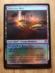 Sulfurous Mire - Foil - Kaldheim - NM - EN - 270 - Picture 1 of 1