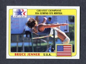 Bruce Caitlyn Jenner Decathalon USA Olympic GOLD Medal Champion 1983 Topps Card - Picture 1 of 2