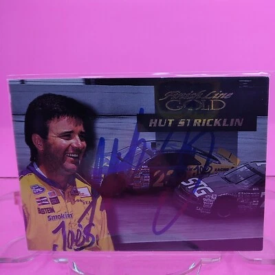 1994 Finish Line Gold #67 Hut Stricklin Autographed (C624) - Image 1 of 4