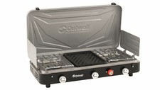 Outwell Rukutu Stove Double Burner and Grill Gas Stove