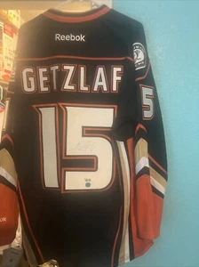 Autographed Anaheim Ducks Ryan Getzlaf Home Jersey D Logo - Picture 1 of 3