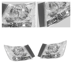 Crystal Clear Lens Brake Tail Light Turn Signal Cover For 08-12 Accord Sedan - Imagen 1 de 11
