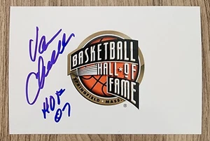 Van Chancellor Signed 4x6 HOF Logo Photo Basketball HOF Legend RAD - Picture 1 of 3