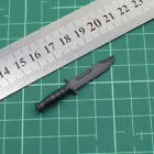 1/6 Scale Black SWAT Tactical Dagger Model Plastic Knife for 12'' Action Figure 