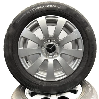 Mercedes W212 E Klasse Alufelgen Sommerräder 16 Zoll A2124010102 7,5x16 ET45,5 - Bild 1 von 4