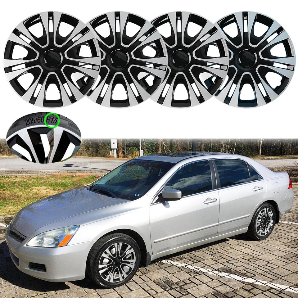 Juego de 4 tapacubos de 15" para Mitsubishi Galant Foto 1 de 4