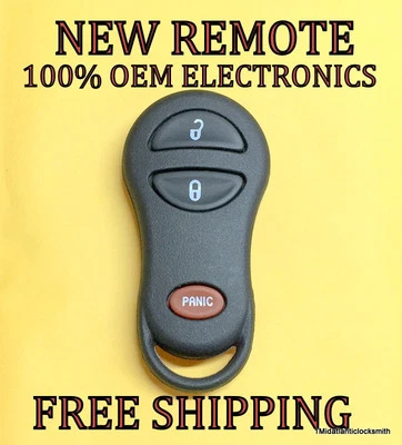 NEW 99 00-04 JEEP CHEROKEE + GRAND KEYLESS REMOTE FOB TRANSMITTER FOR 56036859 - Image 1 of 2