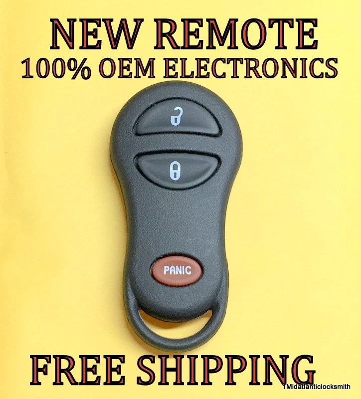 NEW 99 00-04 JEEP CHEROKEE + GRAND KEYLESS REMOTE FOB TRANSMITTER FOR 56036860 - Image 1 of 2