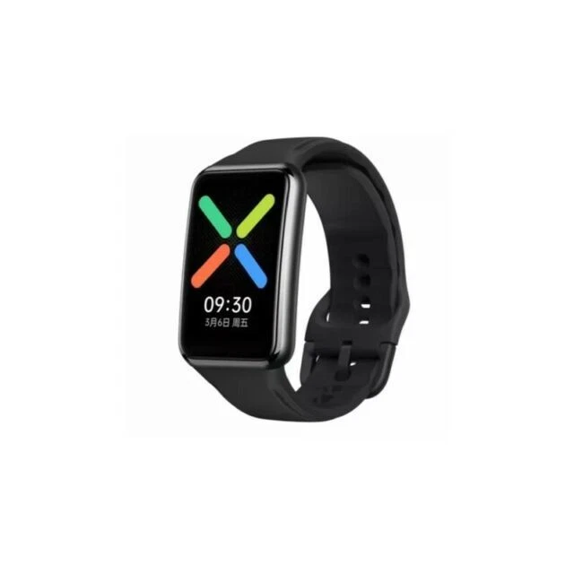OPPO Watch Wi-Fi 46mm Cassa Nera in Alluminio, Cinturino Nero in Silicone,... - Immagine 1 di 1
