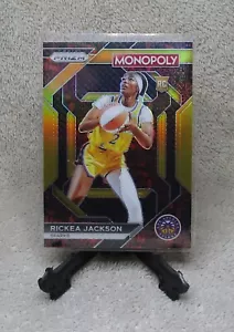 RICKEA JACKSON 2024 WNBA Prizm Monopoly CLASSIC ICONS PRIZMS Rookie Card SPARKS - Foto 1 di 2