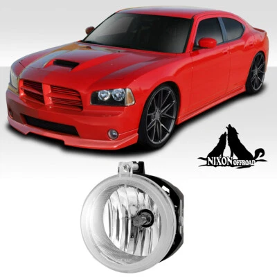 Clear Lens Fog Light For 2008-2010 Dodge Challenger/Nitro/Avenger/06-09 Charger - Image 1 of 4