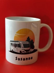 Neue Keramiktasse "Susanne" mit Wohnmobil  - Bild 1 von 1