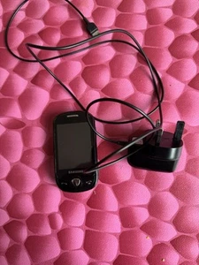 Samsung Galaxy GT-C3510 Unlocked Black Android Smartphone - Afbeelding 1 van 6