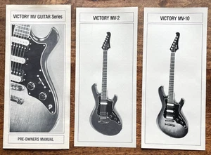 Original 1981 Gibson Victory MV Guitar Series Pre Owner's Manual Catalog Flyer - Imagen 1 de 1