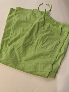 No Boundaries Womens XXL (20) Green Parachute Pants Adjustable Ankle Cord New - Picture 1 of 5