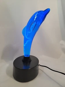 VTG Lumisource Blue Dolphin Electra Plasma Lamp 12" Tested Works - Picture 1 of 8