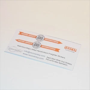 Matchbox Lesney Major Pack 9a2 Cooper Jarrett Double Freighter Orange Stickers - Picture 1 of 6