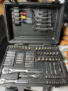 Craftsman SAE Steckschlüsselsatz Kunststoffkoffer USA VH G Serie Top Form 85tlg - Bild 1 von 20
