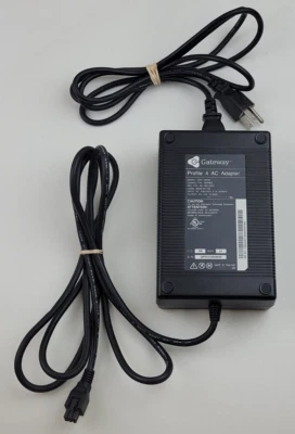 OEM Genuine Gateway Profile 4 AC Power Adapter ADP-160AB - P/N 6500683 - 160W - Image 1 of 4