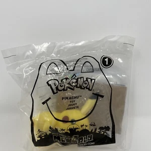 2011 Pokemon Pikachu with Card McDonalds Happy Meal, NEW SEALED #1 - Picture 1 of 6
